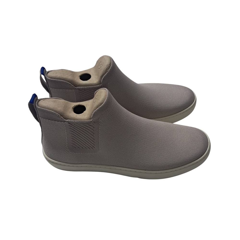 Rothy's The Chelsea Boots Shoes Womens 10.5 Lavender Grey Ankle Knit Sustainable
